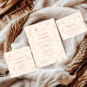 Silly Goose 1st Birthday Baby Shower 招待状