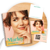 ソーシャルノテカードシンプルプロフェッショナルかわいいおもしろい写真 ノートカード