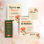 シンプルフローラ表の番号 招待状