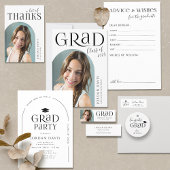 ブラックタイポグラフィ2025年卒モダン業 スタンダードカクテルナプキン