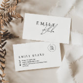 Simple Modern Business Sticker With Logo ラウンドシール