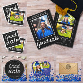 Graduation Modern Simple Class of Return Address ラバースタンプ