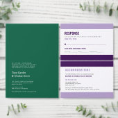 シンプルモダン結婚式招待状 招待状 (この独立クリエイターのコレクションをカスタマイズ。)