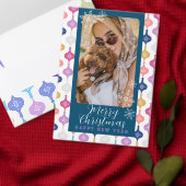 モダンクリスマス装飾写真 箔カード (この独立クリエイターのコレクションをカスタマイズ。)