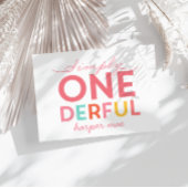 ONEderful バンティングフラッグ