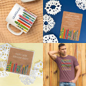 Vintage Skis Light Brown Patterned ソックス