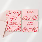 ソベリースイートガールズコケお洒落ット誕生日 招待状