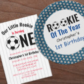 オールスターサッカー1回目の誕生日 ベビーTシャツ
