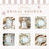 ソフトベリー赤面ブライダルシャワー 招待状