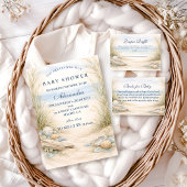 Soft Blue Coastal Diapper Raffle エンクロージャーカード