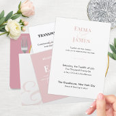 Blush Ampersand Photo Save the Date | ウェディング 招待状