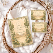 Soft Desert Wildflowers Diapper Raffle  エンクロージャーカード