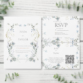 ホワイト 招待状ベリーバンド (この独立クリエイターのコレクションをカスタマイズ。)