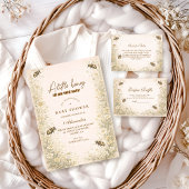 Soft Meadow Honey Bee Diapper Raffle エンクロージャーカード