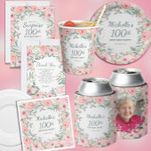 ピンクウォーターカラーフローラバラパール75誕生日