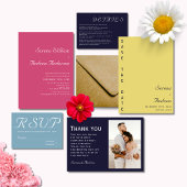 ネイビーブループレーンモダンモノグラム結婚ズ ラウンドシール