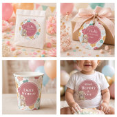 Bunny Birthday Button Cute Bunny Party 缶バッジ