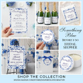 Something Blue Before I Do Floral Bridal Shower  台座サイン