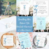 何か青いもの ブライダルシャワーの前にマティーニ スタンダードランチョンナプキン