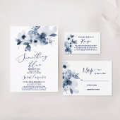 ダスティブルーブライダルシャワーギフトラベル ギフトタグ