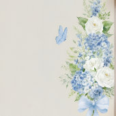 Something Blue Hydrangea Bridal Shower Invitation 招待状