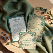 Something Blue Thistle Bachelorette Party 招待状