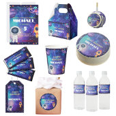 宇宙誕生日パーティーの招待 招待状