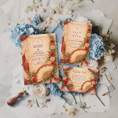 Spanish Fan Romance Wedding セーブザデート