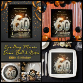 60th Birthday Silver Disco Ball Music Theme Party フェイバーバッグ