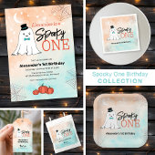 不気味1ハロウィン幽霊少年1歳のパーティー ペーパープレート