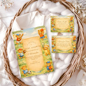 Sports Teddy Bear Baby Shower スタンダードカクテルナプキン