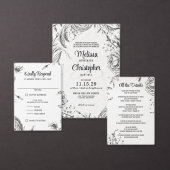 春庭園の結婚式式プログラム ハンドファン (この独立クリエイターのコレクションをカスタマイズ。)