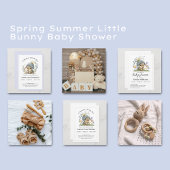 Baby Shower Invitation Sweet Little Bunny