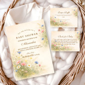 Spring Wildflower Meadow Diapper Raffle エンクロージャーカード
