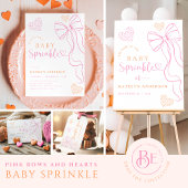 Sprinkle Ribbon Baby Shower Paper Cups 紙コップ