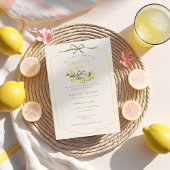 A Squeeze of Thanks Lemon Citrus Baby Shower フェイバーバッグ