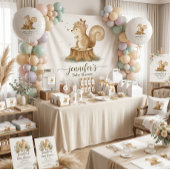 かわいいリス野生動物農場森林動物 フードラベル