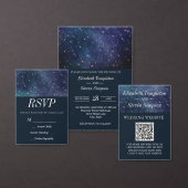 の星結婚の夜の天空ありがとう海軍 ラウンドシール (この独立クリエイターのコレクションをカスタマイズ。)