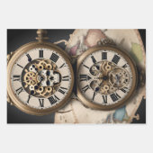 Collection Steampunk Animal - Hippopotamus  ラッピングペーパーシート (正面2)