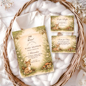 Storybook Deer Baby Baby Shower 招待状