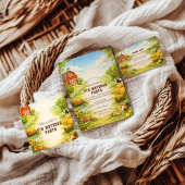 Storybook Farmyard Adventure Birthday 招待状