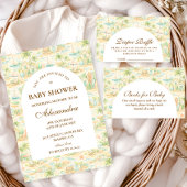Storybook Tropical Animals  Baby Shower 招待状