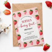 ストロベリーファースト誕生日 ラッピングペーパー