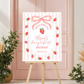 Strawberry Time Capsule Table Sign 台座サイン