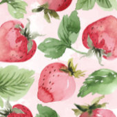 水色いちご誕生日パーティーステッカー ラウンドシール