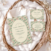 Strawberry Cottage Garden Baby Shower スタンダードカクテルナプキン