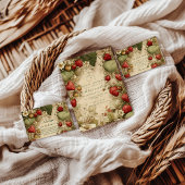 Strawberry Meadow Vintage Bridal Shower スタンダードカクテルナプキン