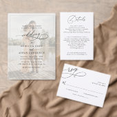 シンプル黒と白のスモールの結婚詳細カード 名刺 (この独立クリエイターのコレクションをカスタマイズ。)