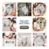 サマーベリースイートストロベリーブライダルシャワー ペーパープレート