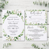 夏の草原 |水彩結婚式招待状 セーブザデート (この独立クリエイターのコレクションをカスタマイズ。)